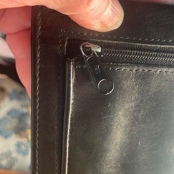 Mundi vintage authentic leather black wallet - Picture 4 of 9